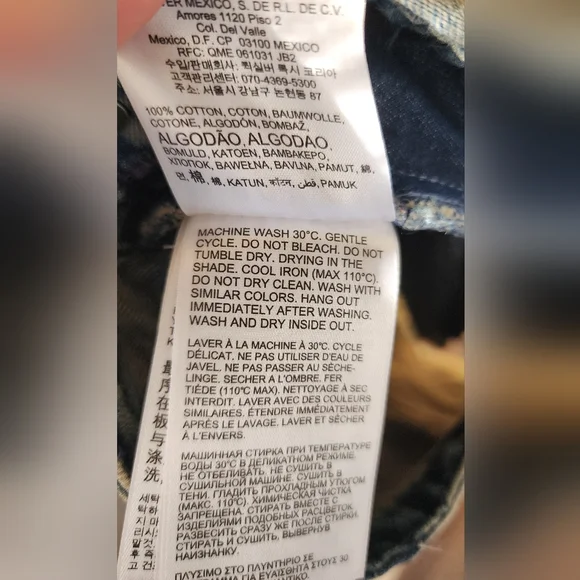 NWT Distressed Roxy Overall Shorts - Picture 9 of 9